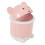3X  Cute Desktop Trash Desktop with Lid Small Paper Basket  Flip Plastic Trash Can 3