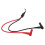 2X SMD Chip Test Clip Meter Lead Probe Multimeter Tweezer Capacitor Resistance 2