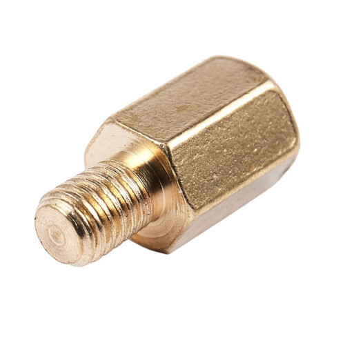 20 Pcs PC PCB Motherboard Brass Standoff HeXagonal Spacer M3 6+4mm