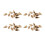 40 Pcs PC PCB Motherboard Brass Standoff Hexagonal Spacer M3 6+4mm 1