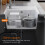 Granite Composite Single Bowl Kitchen Sink with Overflow 57x45CM 3