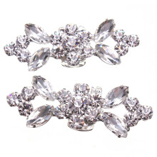1 Paar Strass Kristall Hochzeit Braut Diamante Kristall Schuhclips