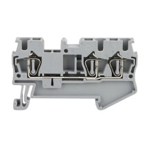 100Pcs ST2.5-TWIN Spring-Cage Connection 3-Conductor ST 2.5TW TWIN Plug Wire Din Rail Terminal Block