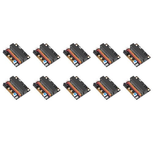10X Micro-Bit Expansion Board IOBIT V2.0 Breakout Adapter Shield with Buzzer for BBC Micro:Bit  Programming
