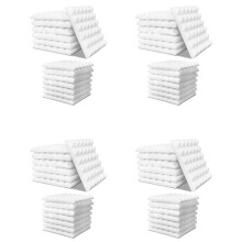 48 Stuks Akoestische Panelen, Geluidsdichte Schuimpanelen, Wiggen voor Studiogeluidisolatie, Geluidsschuim voor Muurvermindering, voor Muziekstudio's,