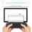 3X 2.4G Air Mouse Wireless Keyboard Remote Control for Android TV Box Computer English Version 6 Axes Gyroscope 9