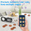 Silver Coin Tester Kit, Coin  Tester with Measuring Board, Caliper 16Pcs 8
