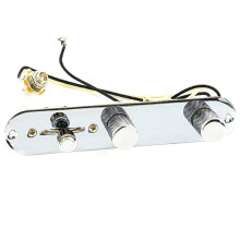 Fully Loaded Prewired Control Plate Guitar Pre-Wired 3-Way Blade Wiring Harness 250K Potentiometers