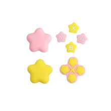 D-Pad Button Caps Thumb Grip Caps Set for 2 Joystick Cap Thumbstick Cover for NS2 Game Accessories