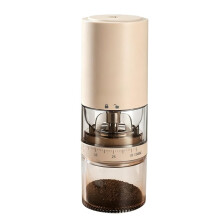 Portable Electric Burr Coffee Grinder Visual Bean Hopper 38 External Grind Settings 1.8X Faster 2000mAh for Travel A