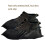 Outdoors Waterproof Shoe Covers - Non-Slip, Disposable CPE Boot Covers, Black 100 Pack 6