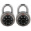 2X Master Coded Lock 50mm with Round Fixed Dial Combination Padlock 1
