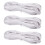 3Pcs 10M RJ11 Telephone Connector Extension Cable White 1