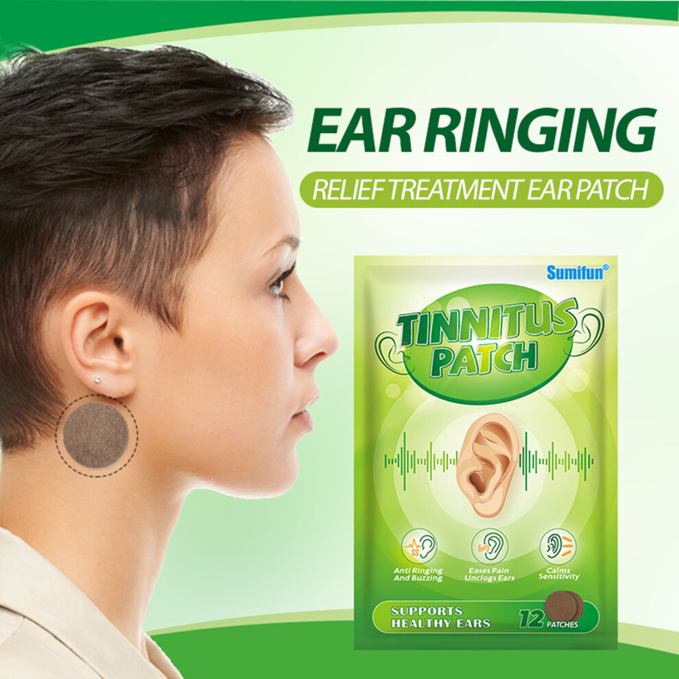 Dachuang Beauty 12Pcs Tinnitus Relief Patches For Hearing Aid