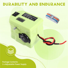 Adjuatable Power Supply Step Down Converter for 18V Battery, Power Wheels Battery Adapter Buck Adapter