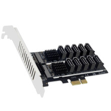 New M.2 to PCIE Adapter Card Double Disc Dual-Disk Array Card PCIe X1/X4/X8/X16 Support M.2 SSD 2230/42/60/80
