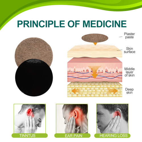 12pcs Tinnitus Relief Patches for Hearing Aid 2