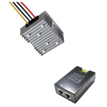 For Starlink Gen2/Gen3 Gigabit POE Injector 150W High Power 57VDC Input POE Output 6KV Surge Protection 57V