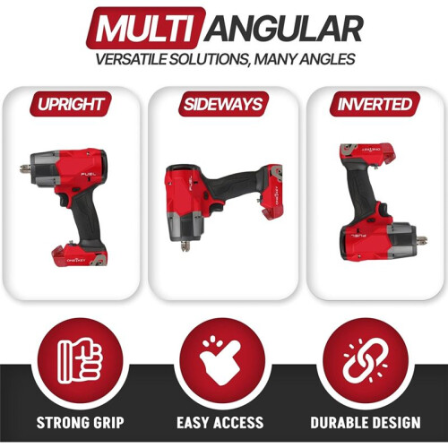 6 Pack Tool Holder for  M18/18v Cordless Tools - Tool Organizer for  Drill Holder with Screws 2