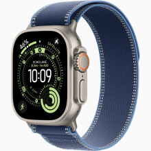 Apple Watch Ultra 3 GPS+Cellular 49mm Naturalny Tytan Koperta MEWU4 M/L Niebieski/Żywy Niebieski Pętla Trail