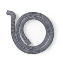 Afvoerslang | 22mm | 19 mm | 0,5 bar | 60C | 1,50 m | Toepassing: Vaat/Wasmachine | Grijs