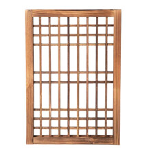Vintage Style Wooden Window Frame Trellis for Garden, Patio, and Dining Room Wall Decor L