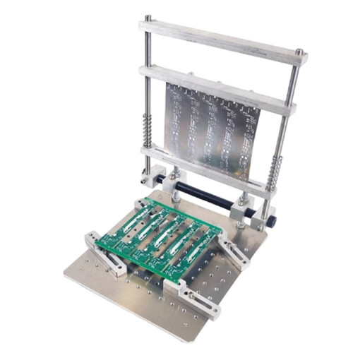 Manual  Machine for SMT Solder Paste Printing with PCB Steel Mesh