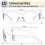 12 Pack Safety Glasses, Scratch & Impact with Wrap-Around Lens 3