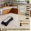 Dual-Grit Diamond Sharpening Stone, 400/1000 Grit with Non-Slip Base for Precision Blade Sharpening 2
