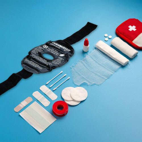 set van 4 kniebeschermers in het zwart