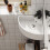 Corner Basin Ceramic Cloakroom Sink Small Bathroom Wall Hung Space Saving 46x33cm 4