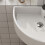 Corner Basin Ceramic Cloakroom Sink Small Bathroom Wall Hung Space Saving 46x33cm 5