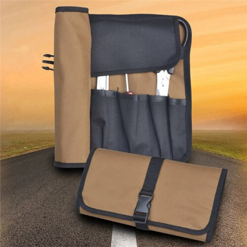 Oxford Cloth Tool Storage Bag - Portable, Foldable Pouch for Wrenches, Spanners, Hammers 1