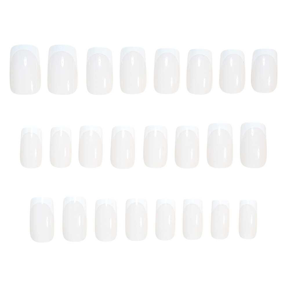 Creation-3C 24Pcs Glossy Press-On Nails For Women, Reusable & Elegant