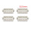 6-Strängad Pickup Basplatta Elgitarrpickup Basplatta Pickupdelar 52,5 mm 2