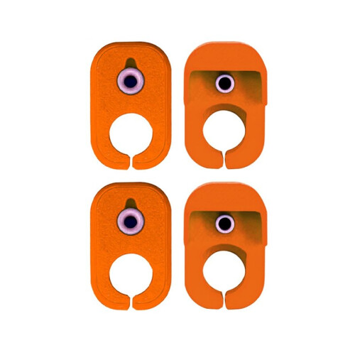 4pcs for  AMS 3D Printer Accessories X1/P1 Series Suitable for AMS Lite Inlet Ceramic Ring Protector C