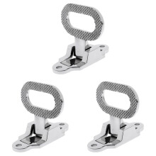 3pcs 108x81mm Diamond Non-Slip 316 Stainless Steel Folding Mast Step Marine Boat Yacht Car RV Transom Step Fold Out Step
