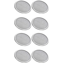 8 Pack Sprouting Screen Lids, Stainless Steel Lid Screen for 86Mm Regular Mouth Jar(Ring Not Included)