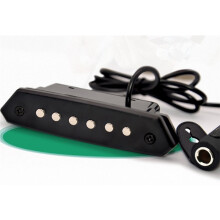 T-902 Acoustic Guitar Active Soundhole Pickup Magnetic + Microphone Dual Pickup Systems with Volume Controls