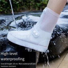Rain Boot Covers Waterproof Rain Shoe Covers Non-Slip Foldable Galoshes for Women Rainy Outdoor Cycling Fishing L