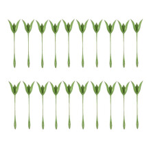 Conjunto de 20 Porta-Guardanapos em Formato , Anéis de Guardanapo de Flores Feitos À Mão para Casamentos, Almoços, Piqueniques, Banquetes e