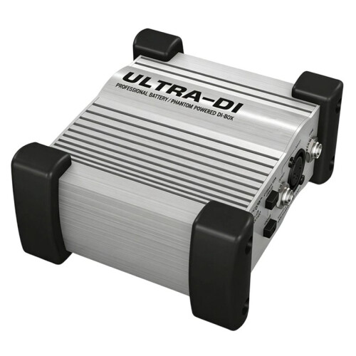 Ultra-DI DI100 Professional Battery/Phantom Powered DI-Box Balanced Circuit Output Case