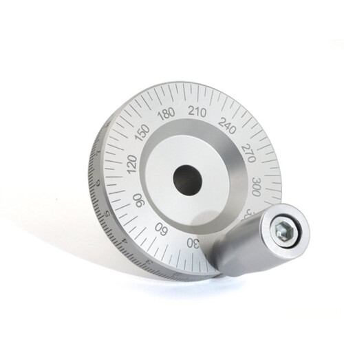 Machine Tool Metal Scale Handwheel Special for Manual Sliding Table Tools Graduated and Angled Handle Rocker 8mm