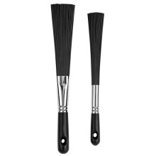 2Pcs/Set Splatter Brush Abstract Art Brush Flat/Round Splatter Brush for Card Making Blender Paintbrush