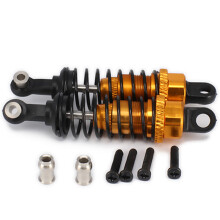 2 Pcs Oil Adjustable 65Mm Damper for Rc Car 1/18 A959 A969 A979 K929 Hpi Hsp Losi ,Yellow