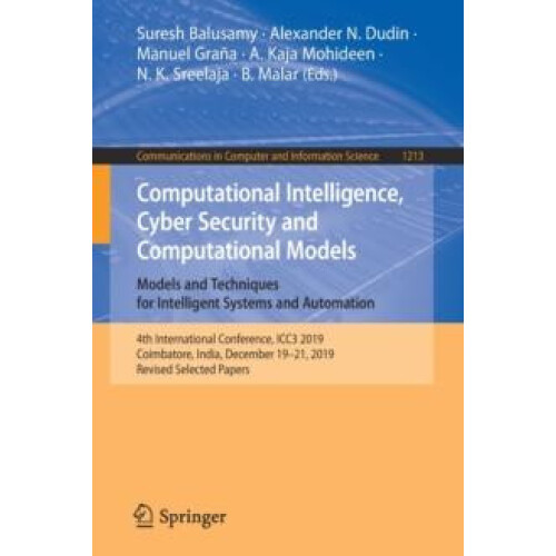 Computational Intelligence Cyber Security and Computational Models. Mo