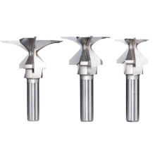 3pc Woodworking Router Bit for Furniture Making, 1/2 Shank Arcs Bending Cutter