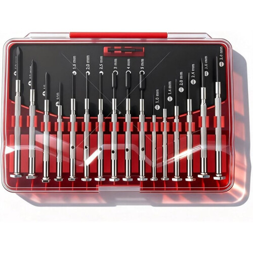 16PCS  Precision-Screwdriver Set,  Screwdriver Set with 16 Size Kit,Small Screwdriver Sets for Jewelry,Computer