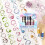 Watercolor Bubble Circle Sticker Magic Bubble Transparent Waterproof PET Tape Box 3