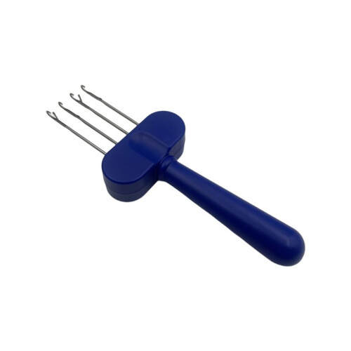 Portable Crochetting Tool for Binding-Off or Edging Hook Needle for Cord Knitting LatchHook Tool Four- B